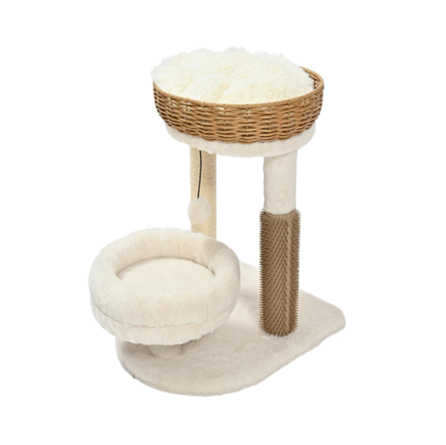 Max and Marlow Rattan Wicker Cat Tree