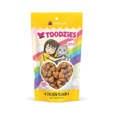 Weruva Best Feline Friend Toodzies Grain Free Crunchy Chicken Cat Treats