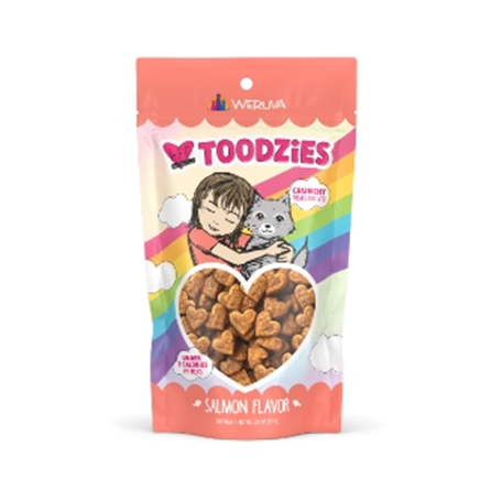 Weruva Best Feline Friend Toodzies Grain Free Crunchy Salmon Cat Treats 2 oz