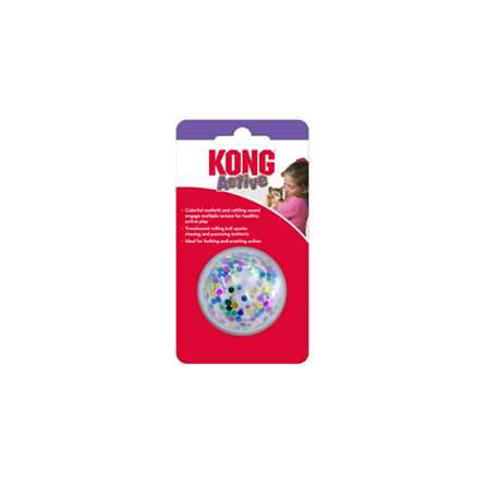 Kong Active Confetti Ball Cat Toy