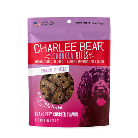 Charlee Bear Bearnola Cranberry Cobbler Dog Treats 8oz
