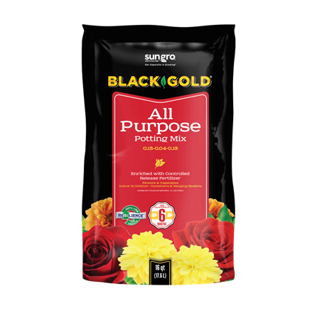 Black Gold All Purpose Potting Soil 16 QT