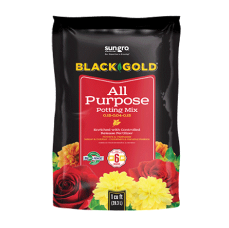 Black Gold All Purpose Potting Soil 1.5 cu ft