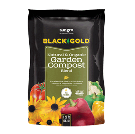 Black Gold Natural & Organic Garden Compost 1 cu ft