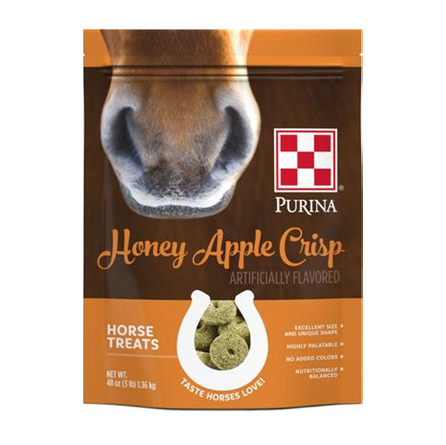 Purina Honey Apple Crisp Horse Treats 3 lb
