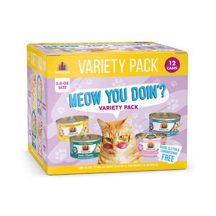 Weruva Grain Free Meow You Doin'? Variety 12 Pack Cat Food 3 oz