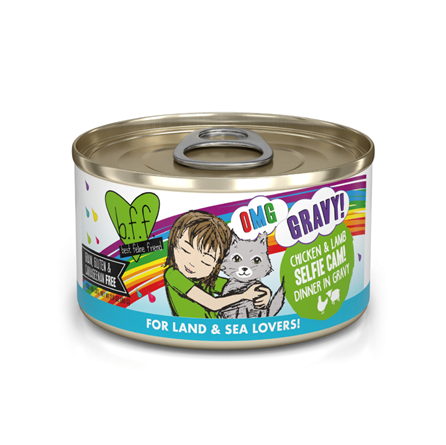 Weruva Grain Free BFF OMG Chicken and Lamb Selfie Cam Cat Food 2.8 oz