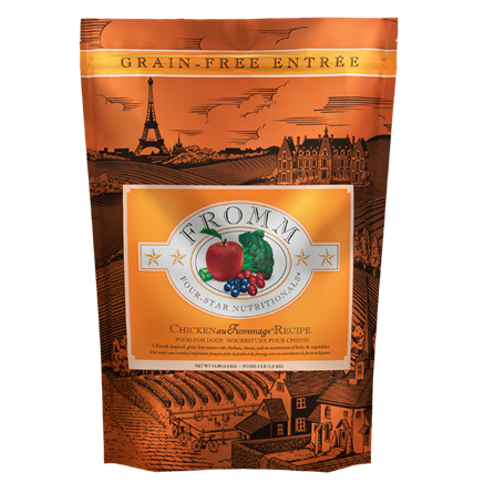 Fromm Grain Free Chicken Au Frommage Dog Food 4 lb