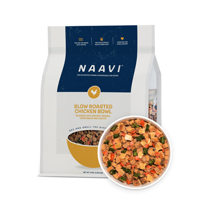 Naavi Slow Roasted Chicken Bowl Dog Food 4 lb