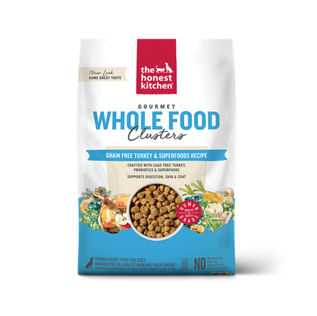 The Honest Kitchen Grain Free Whole Food Clusters Turkey 20 lb