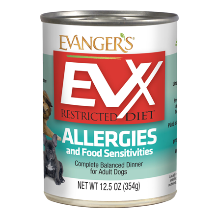 Evanger's EVx Restricted Diet Allergies and Food Sensitivities Dog Food 12.5 oz