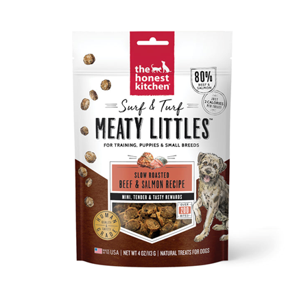 The Honest Kitchen Meaty Littles Beef and Salmon Dog Treats 4 oz