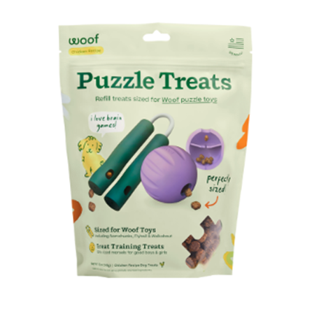 Woof Forager Puzzle dog Treats 12 oz