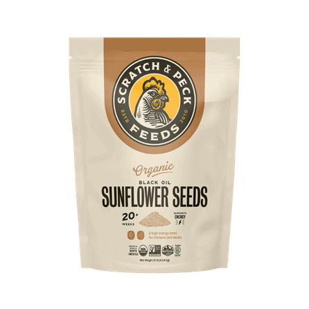 Scratch and Peck Organic Black Oil Sunflower 7 lb
