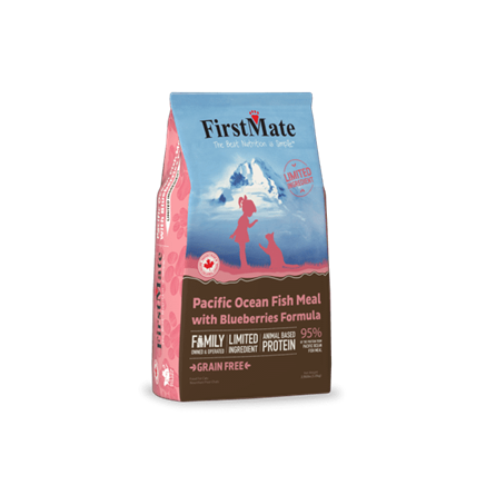 First Mate Grain Free Ocean Fish Meal with Blueberries Cat Food 1 lb
