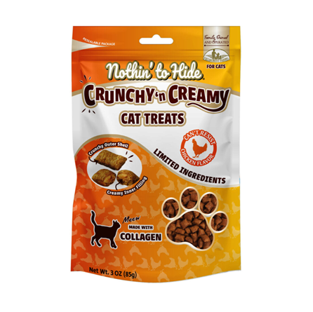 Fieldcrest Farms Nothing to Hide Collagen Chicken Cat Treats 3 oz