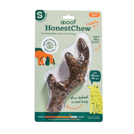 Woof HonestChew Meaty Antler Dog Chew Small