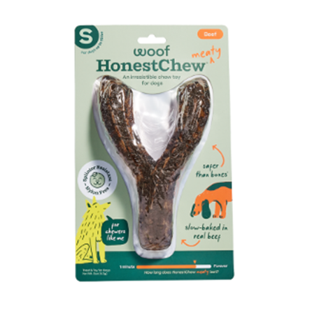 Woof HonestChew Meaty YGnawt Dog Chew Small
