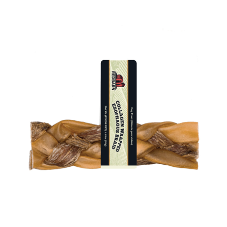 Redbarn Collagen Wrapped Esophagus Medium Dog Treat