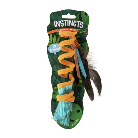 Smartykats Instincts Crazy Coil Cat Toy