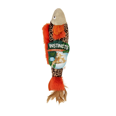 Smartykat Instincts Fin Frenzy Kicker Catnip Cat Toy