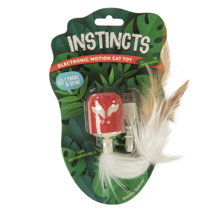 Smartykats Instincts Sneaky Spinner Cat Toy