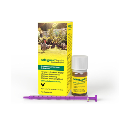 Safeguard Aquasol Poultry Dewormer 3 ml