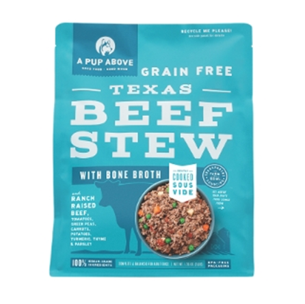 A Pup Above Frozen Grain Free Texas Beef Stew Dog Food 3 lb