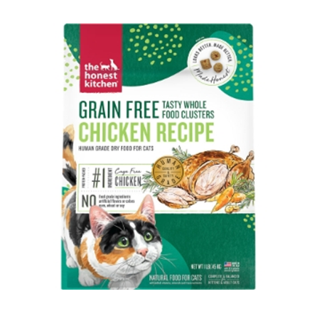 The Honest Kitchen Clusters Grain Free Chicken Cat food 1 lb