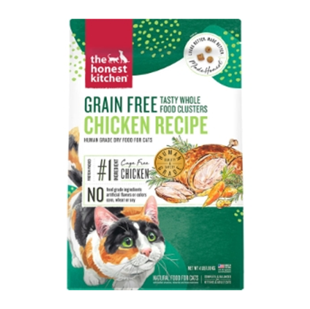 The Honest Kitchen Clusters Grain Free Chicken Cat Food 4 lb