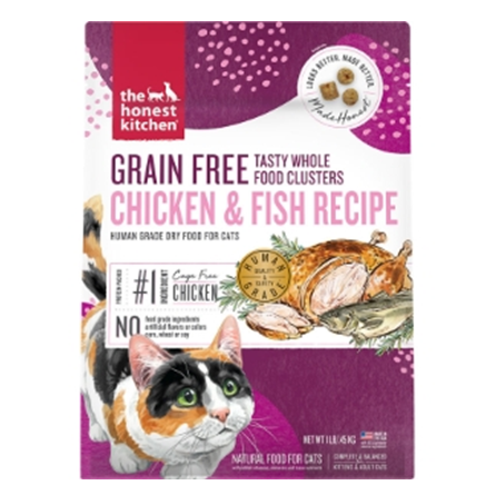 The Honest Kitchen Clusters Grain Free Chicken and Whitefish Cat Food 1 lb
