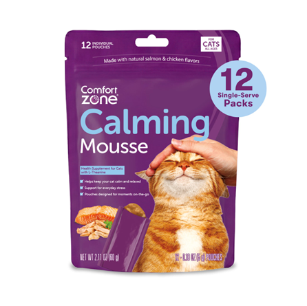 Comfort Zone Calming Mousse for Cats 12 serving pack