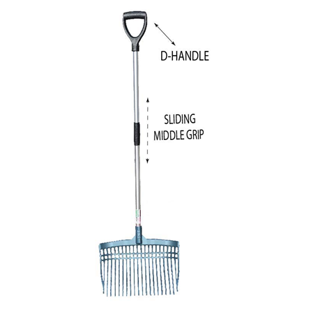 Tuff Stuff Super Tuff Fork Aqua
