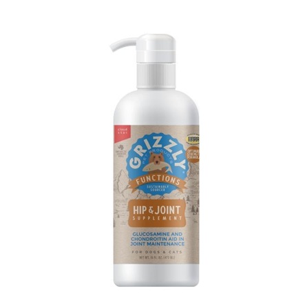 Grizzly Hip and Joint Supplement for Dogs or Cats 16 oz