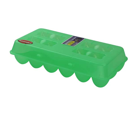 Tuff Plastic 18 Chicken Egg Tray Green