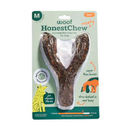 Woof Honestchew Meaty Ygnawt Medium Dog Chew
