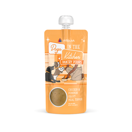 Weruva Dogs in the Kitchen Chicken and Pumpkin Gravy Meal Topper for Dogs 7 oz
