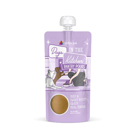 Weruva Dogs in the Kitchen Beef and Sweet Potato Gravy Meal Topper for Dogs 7 oz