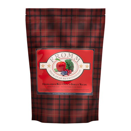 Fromm Highlander Beef, Oats, and Barley Dog Food 4 lb