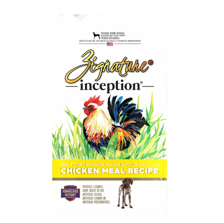 Zignature Inception Chicken Meal Dog Food 4 lb