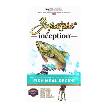 Zignature Inception Fish Meal Dog Food 4 lb