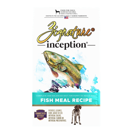 Zignature Inception Fish Meal Dog Food 27 lb