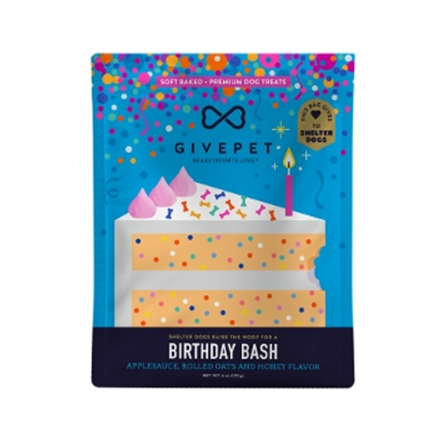 GivePet Soft-Baked Birthday Bash Dog Treats 6 oz
