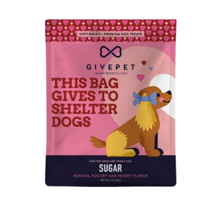 GivePet Soft-Baked Sugar Dog Treats 6 oz