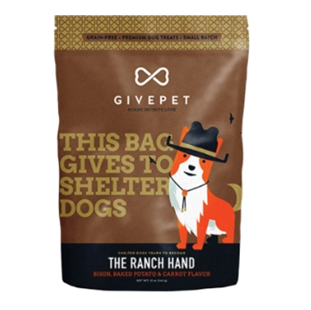GivePet Grain Free Ranch Hand Baked Dog Biscuits 11 oz