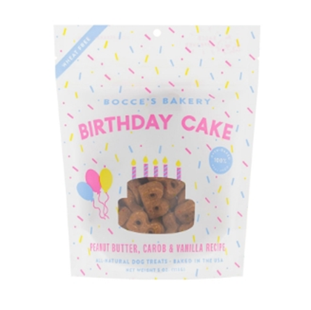 Bocce's Bakery Birthday Cake Dog Biscuits 5 oz