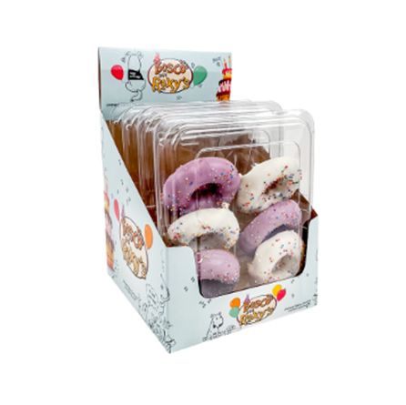 Bosco and Roxy's Prepackaged Birthday Donuts 6 pack Dog TreatsBosco and Roxy's Prepackaged Birthday 