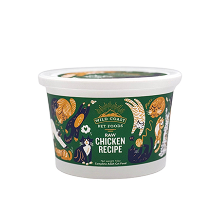 Wild Coast Raw Grain Free&nbsp;Chicken Cat Food 16 oz&nbsp;