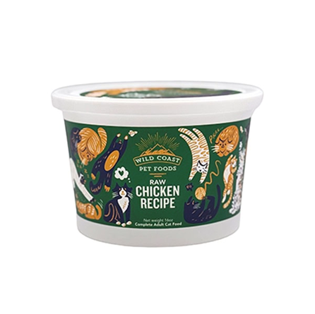 Wild Coast Raw Grain Free Chicken Cat Food 24 oz