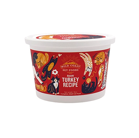 Wild Coast Raw Grain Free Turkey Cat Food 16 oz
